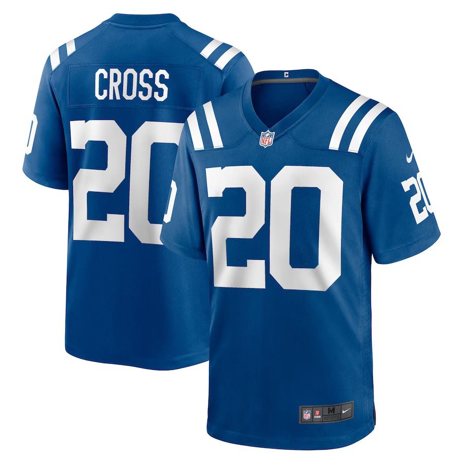 Men Indianapolis Colts #20 Nick Cross Nike Royal Player Game NFL Jersey